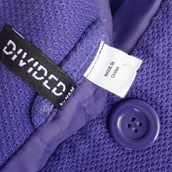 DIVIDE by H&M Ladies (4) Button Jacket/Belt Closure (*Thick Cotton) - Picture 16 of 17